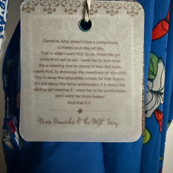 Matilda Jane Blue Floral Dress NWT XXL - Picture 5 of 8